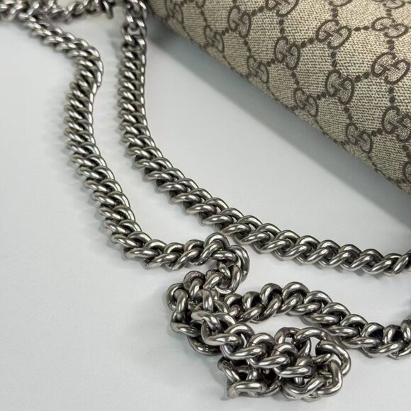 Gucci Pink Dionysus Bag Crystal Embelished GG Coated Canvas - Picture 7 of 8